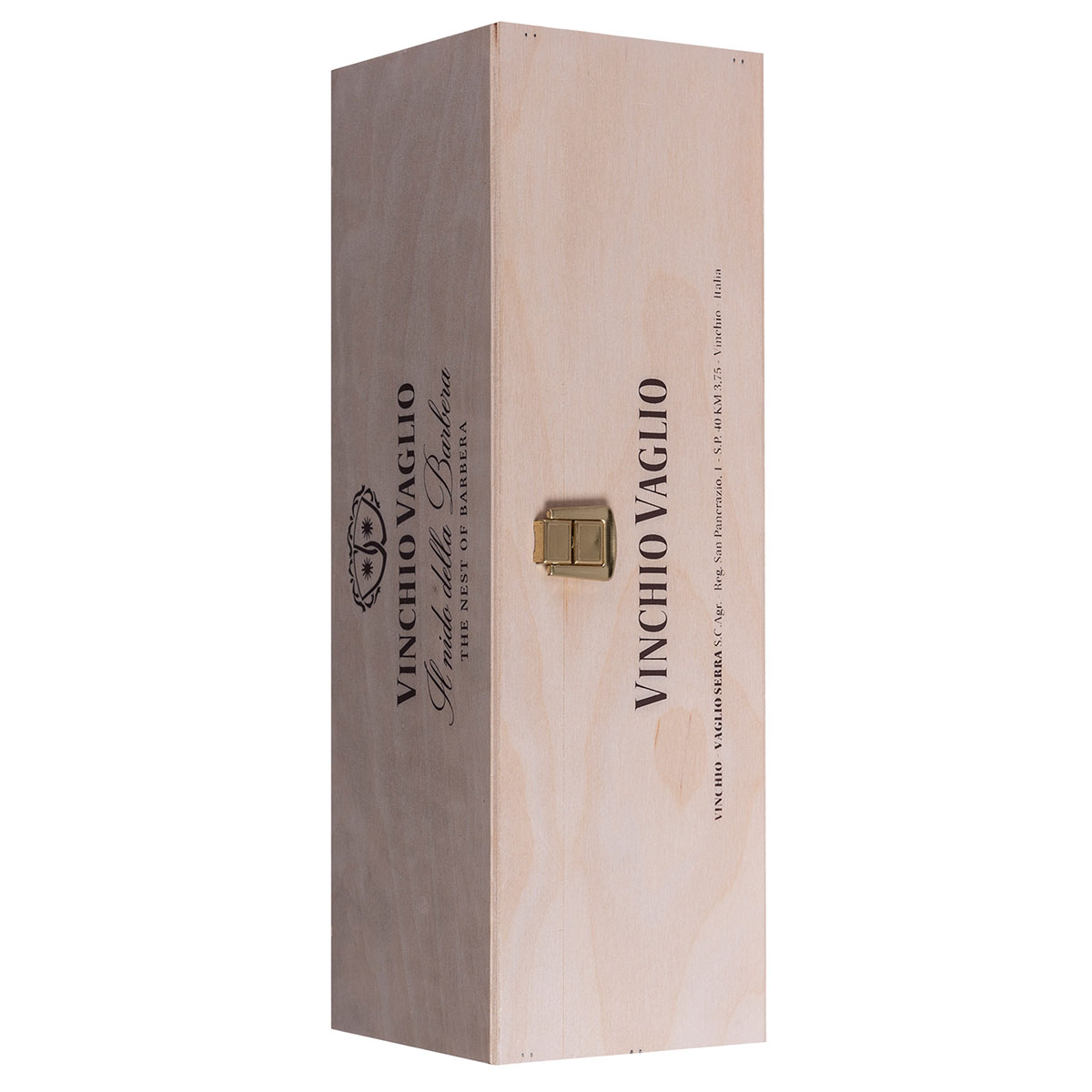 Confezione regalo in legno per 1 bottiglia da 0,75 l • Vinchio Vaglio