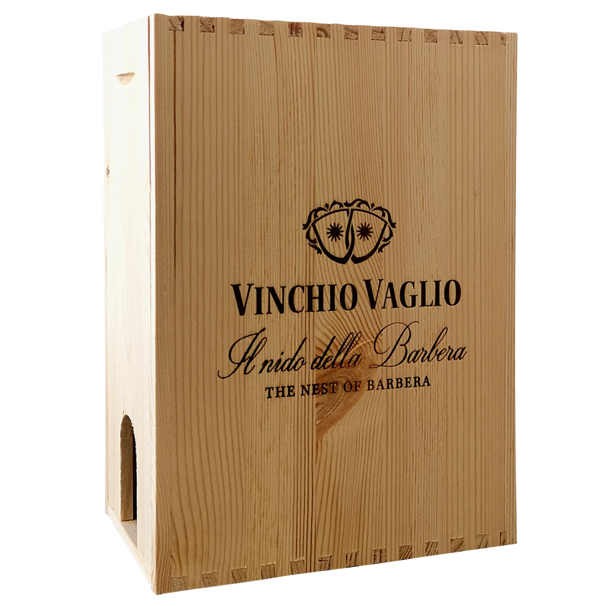 Wooden Box for 3-litre bag in box • Vinchio Vaglio