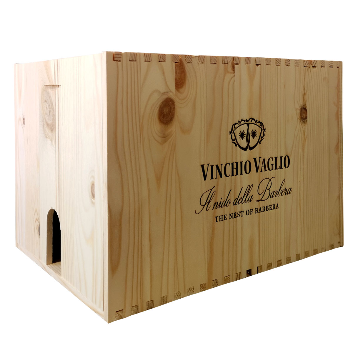 Confezione in legno per Bag in Box da 10 l • Vinchio Vaglio
